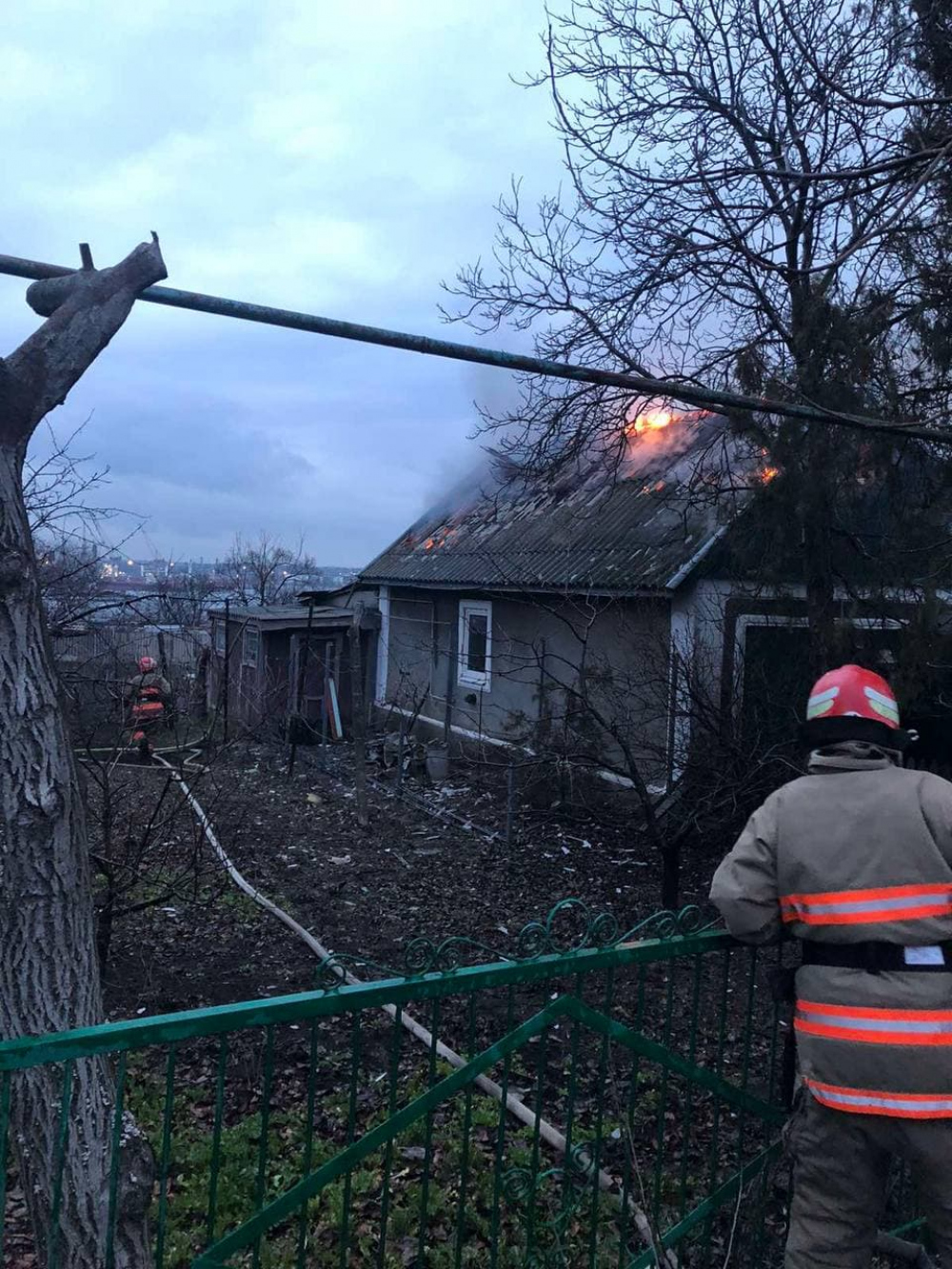 В Александровке горел дом. Пострадавших нет | Новости Одессы