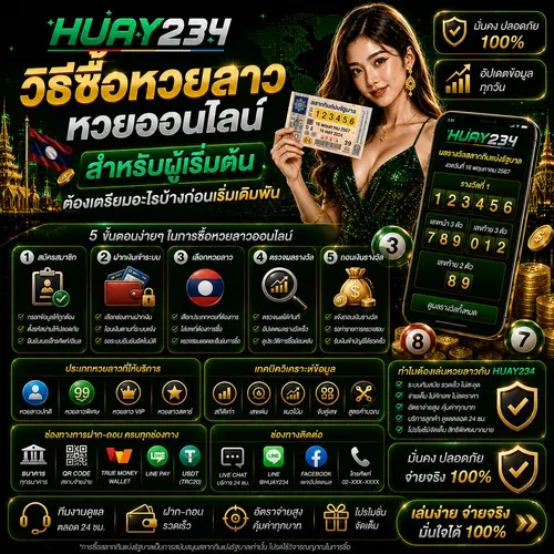 วิธีซื้อหวยลาว หวยออนไลน์ สำหรับผู้เริ่มต้น ต้องเตรียมอะไรบ้างก่อนเริ่มเดิมพัน